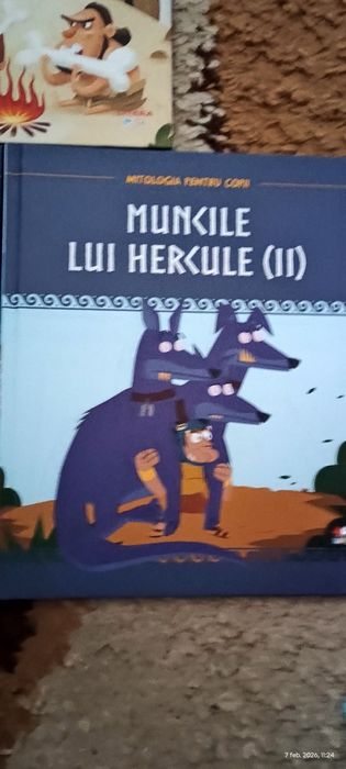 3  cărți Mitologia pentru copii si istoria lumii