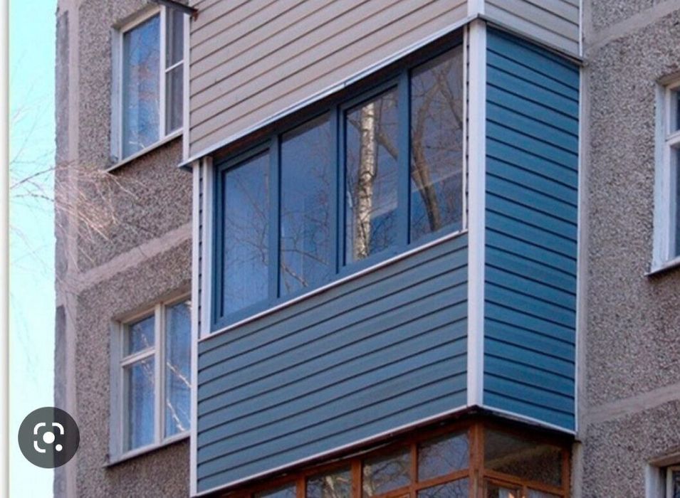 Обшивка навесных балкон лёгкий материал гаранта качество