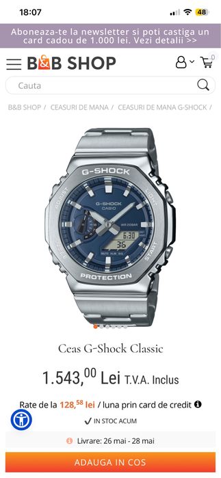 Casio G Shock GM-2110D ORIGINAL/ FULL METAL