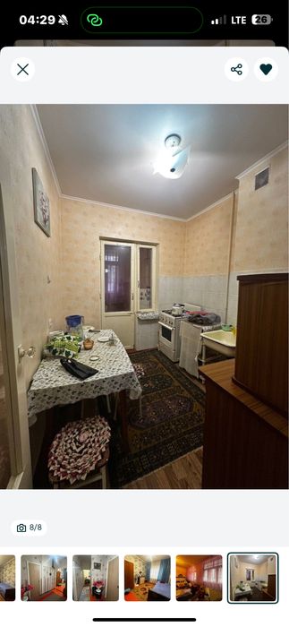 2 ком 8 мк 1 этаж середина
