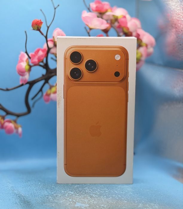 НОВ!!! APPLE iPhone 17 Pro Max, 256GB, 5G, Cosmic Orange + подарък оригинален адаптер Apple