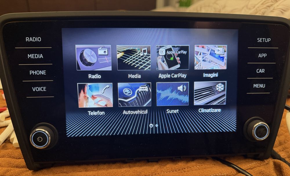 Navigatie originala Skoda MIB2 Octavia 3 Superb 3 Kodiaq Karoq Fabia 3 Rapid Scala Kamiq