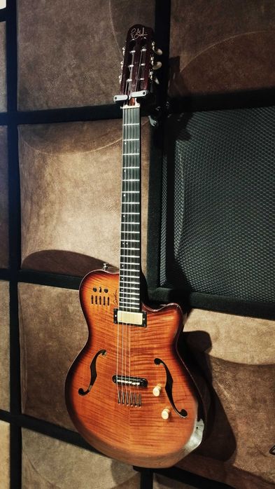 Godin Multiac Guitar Jazz, Lightburst Flame HG