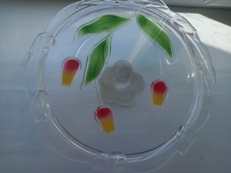 Тортовница стеклянная