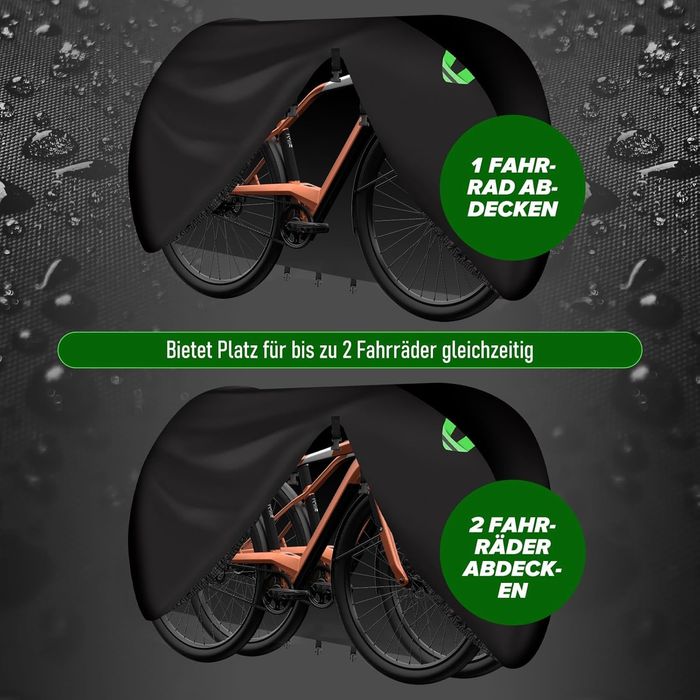 Водоустойчиво покривало за автомобилен багажник за велосипеди