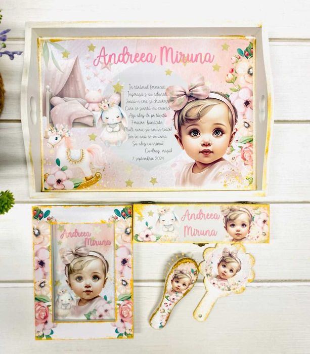 Set tavita mot - „FETITA CU FLORI”