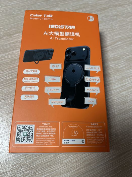 Умный AI-переводчик LEDISTAR Celer Talk LT-60Pro