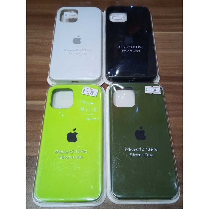 Silicone case (лого) за Apple iPhone 12 6.1,  iPhone 12 Pro 6.1