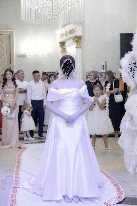 Свадебное платье рыбка-трансформер тройка