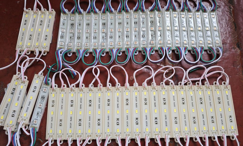 Цена за всё, ​LED модули, блоки питания 12V и лента