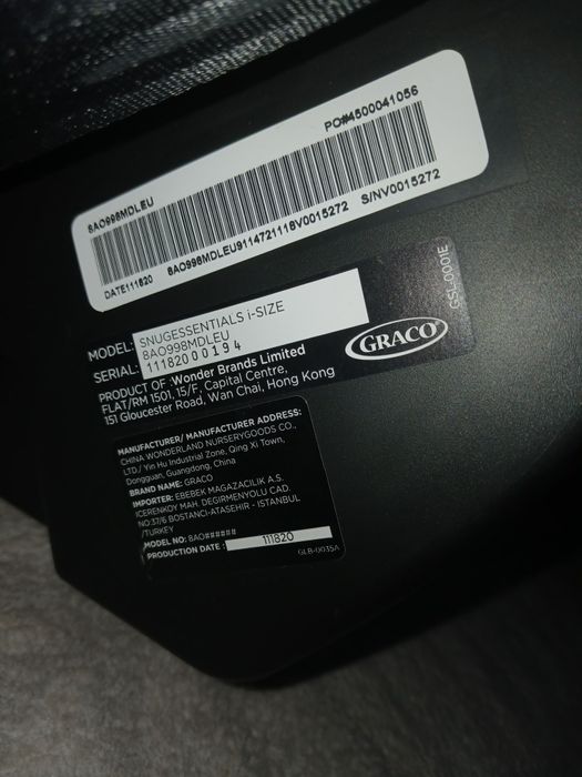 Carucior Graco XT Iron  3in1