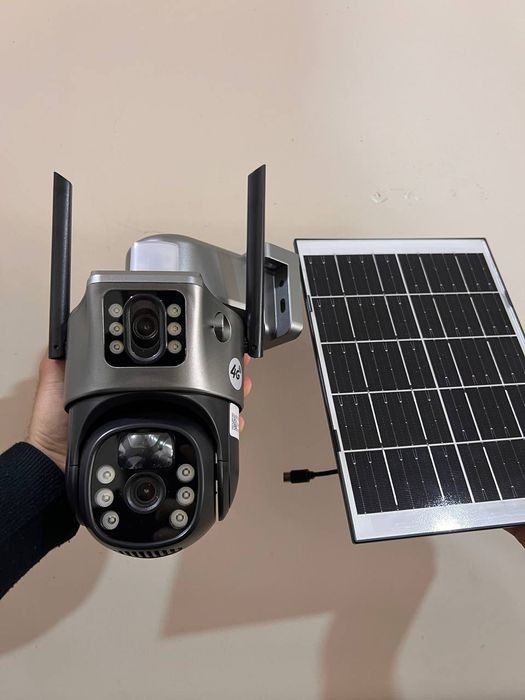 4G quyosh panelli kamera