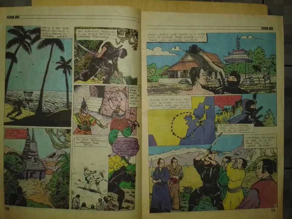 Revista romaneasca de benzi desenate Aventurile Unui Ninja- Competitia