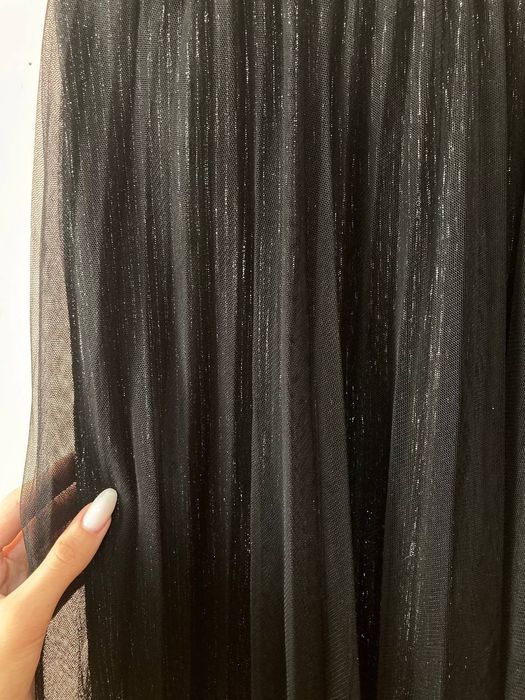 Юбка плиссе гипюровая