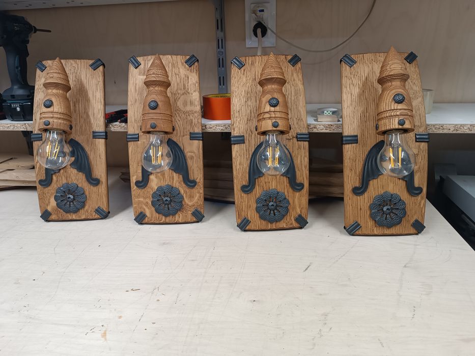 Лампи, абажур, крушки, полюлей, аплици, дървени лампи,ръчна изработка