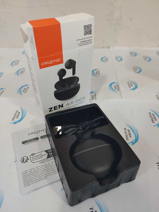 Creative Zen Air Dot –Ултракомпактни True Wireless слушалки до 24 часа