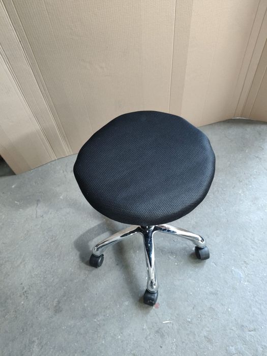 Scaun taburet reglabil pe roți – salon, cosmetică, birou
