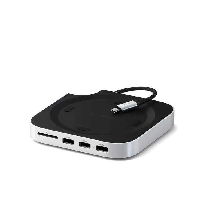 Док-станция Satechi Mac Mini M4 Stand & Hub with SSD Enclosure