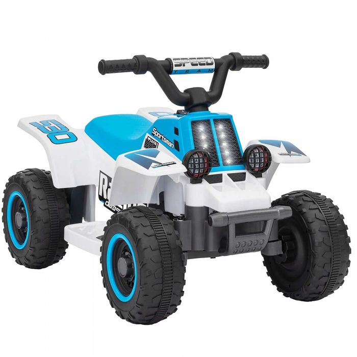 ATV electric pentru copii Kinderauto CUBA 35W 6V, telecomanda white
