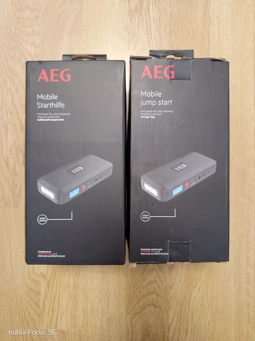 Vând Jump Starter AEG MOBILE / 15 Robot pornire Auto  1500A+Powerbank NOU