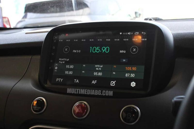 Fiat 500X 2014 - 2020 Мултимедия Навигация Android