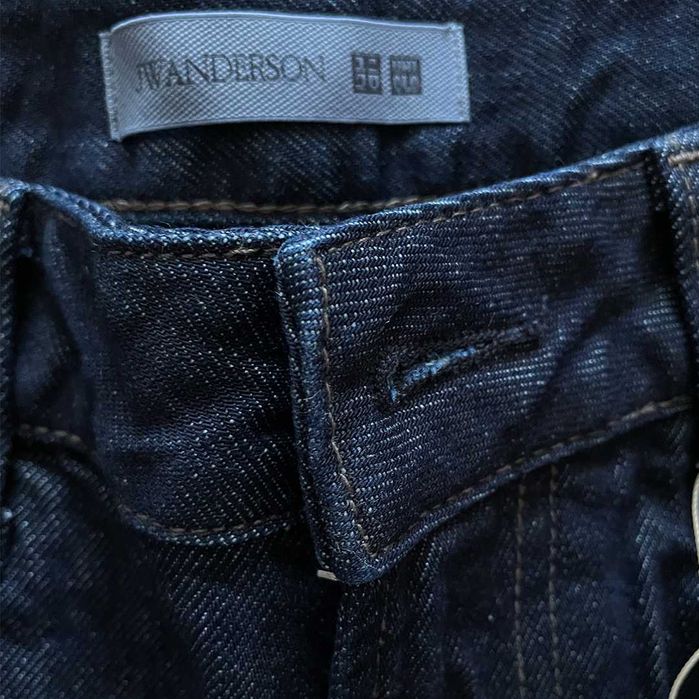 Джинсовые шорты бермуды Uniqlo & JW Anderson