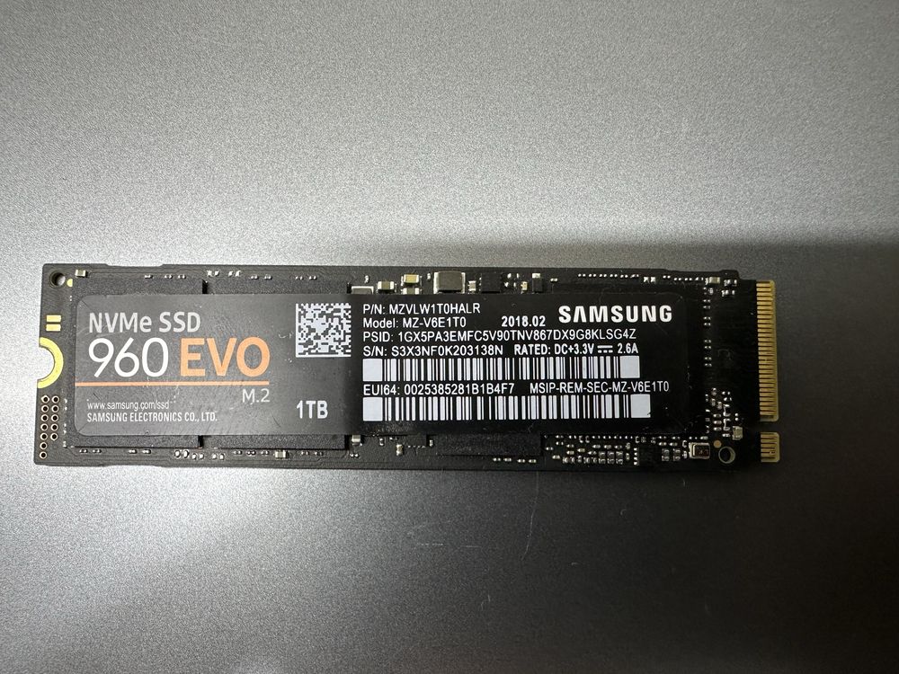 Samsung 960 evo