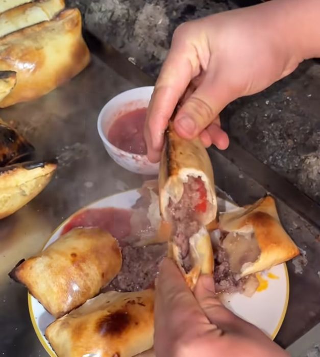 Povir kerak 2 shashlik pishiray kon  Qarakol somsa pishiraykon