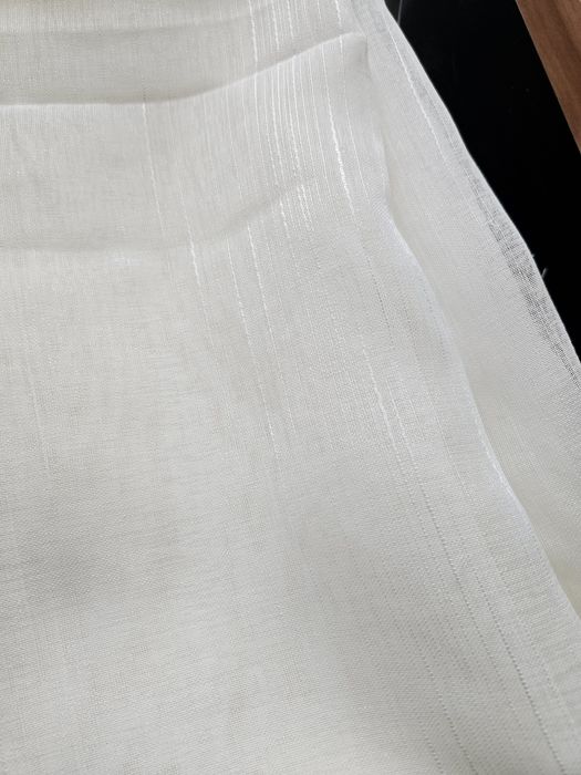 Плат за тънко перде цвят шампанско височина 120 широко 350