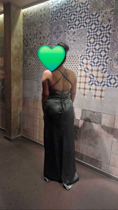 Официална /бална/шаферска сатенена рокля