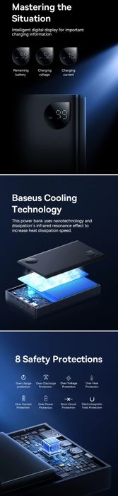 Baseus Adaman 140W / 24000mAh Power Bank for MacBook/Laptop/Ultrabook