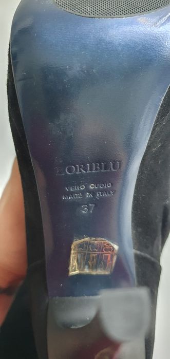 Cizme Loriblu negre 37 piele naturala int+ext