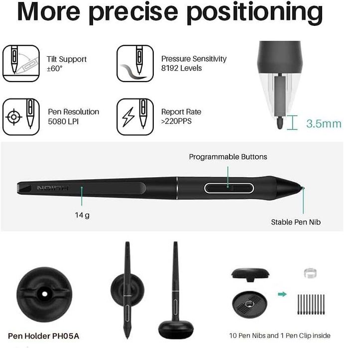 Распродажа! Графический планшет с экраном Huion Kamvas 24