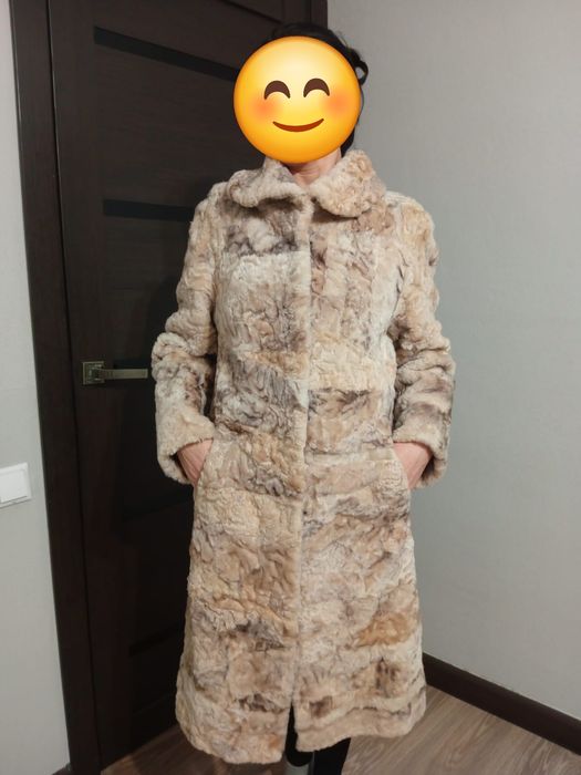 Шуба светлая овчина