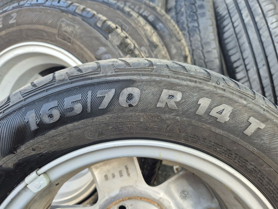 4бр летни гуми Семперит 165-70-14/ 2018г/ 6мм грайфер/