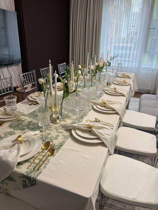 Аренда посуды, столов и стульев