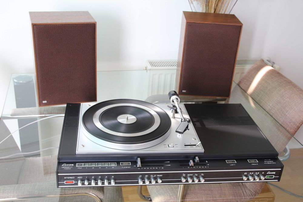 Luxor Dirigent 7000, 2 X 35 Wati cu radio si pick-up 4221, Suedia 1974