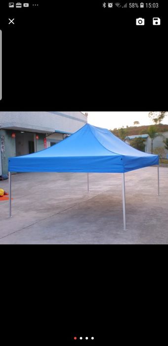 Cort pavilion pliabil 3×3 albastru Sigilat! NOU husa ptr pavilion !!!