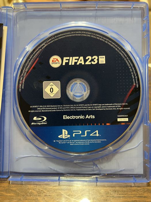 Игра FIFA 23 и FIFA 24 за PS4