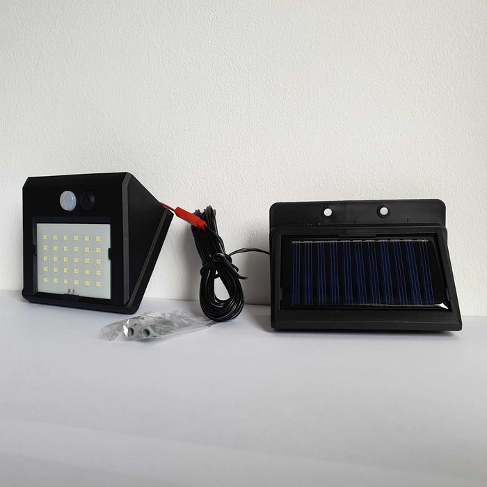 Lampă LED solară divizibilă, Senzor de mișcare și lumină crepuscular