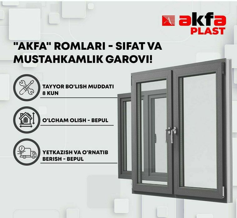 akfa  Eshik va Romlar