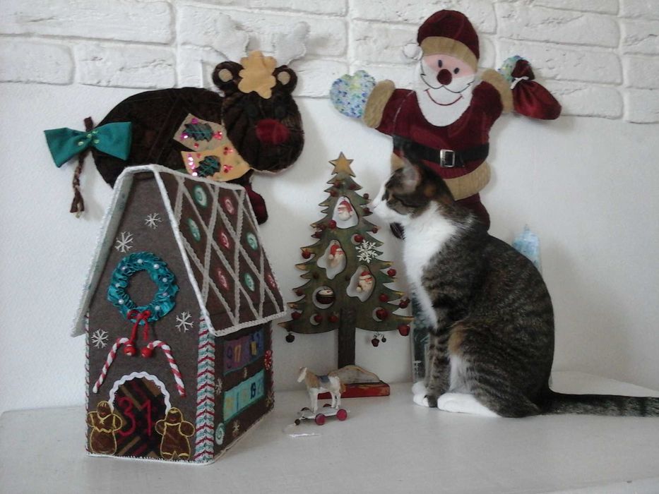 Новогодний декор "Дед Мороз везет подарки"