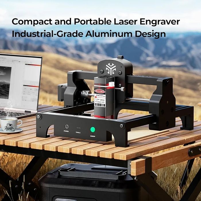 Промо Цена! Високопрецизна лазерна машина за рязане и гравиране Acmer