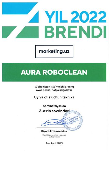 Raboclean pro Aura kampaniya texnika