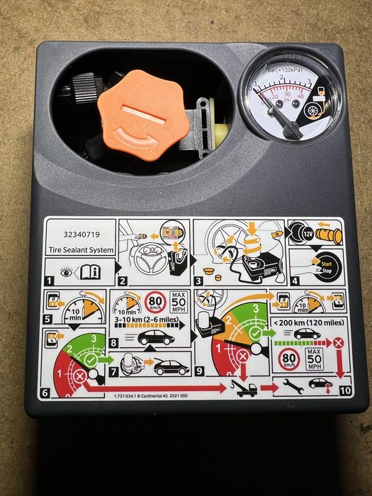 Заводски компресор за гуми за кола и джип. Оригинален, няколко модела