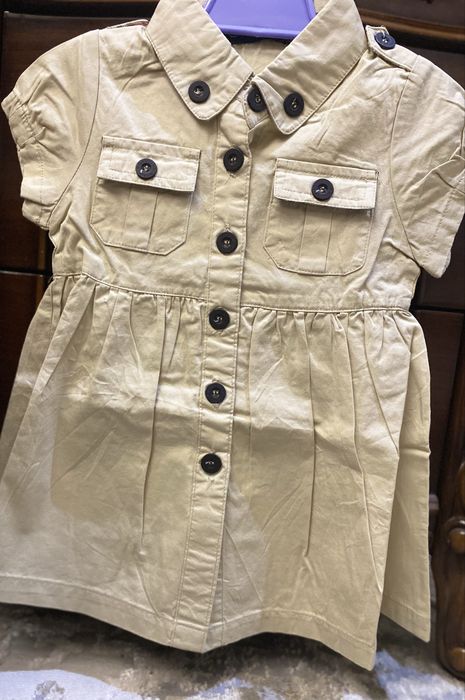 Элегантное плате для девочек в стиле BURBERRY