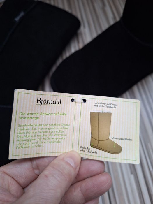 Cizme piele Björndal gen UGG mărime 36.