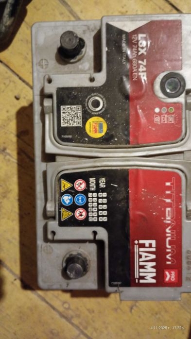 Акумулатор 74Ah ляв плюс