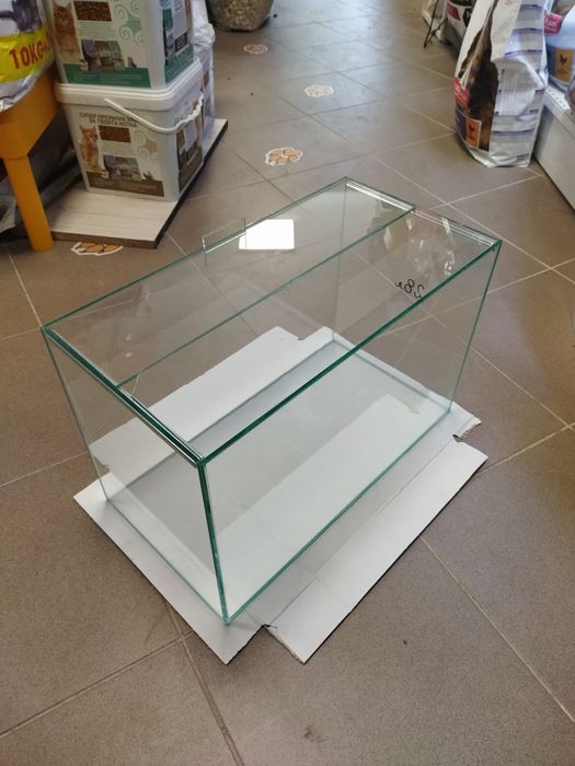 НОВИ!аквариум с капак-6л,7л,9л,10,12,15,16,20,21,25,28,33,36,40,50L