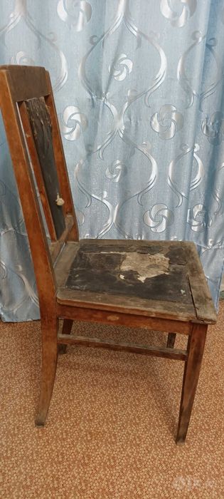 Винтажный стул из дуба времен СССР 30-40 годы